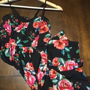 FLORAL XHILARATION MINI DRESS